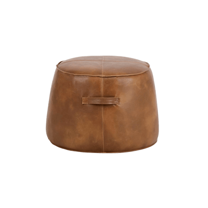 Mary Ottoman-Tobacco Tan - LC Design Co. Shoppe