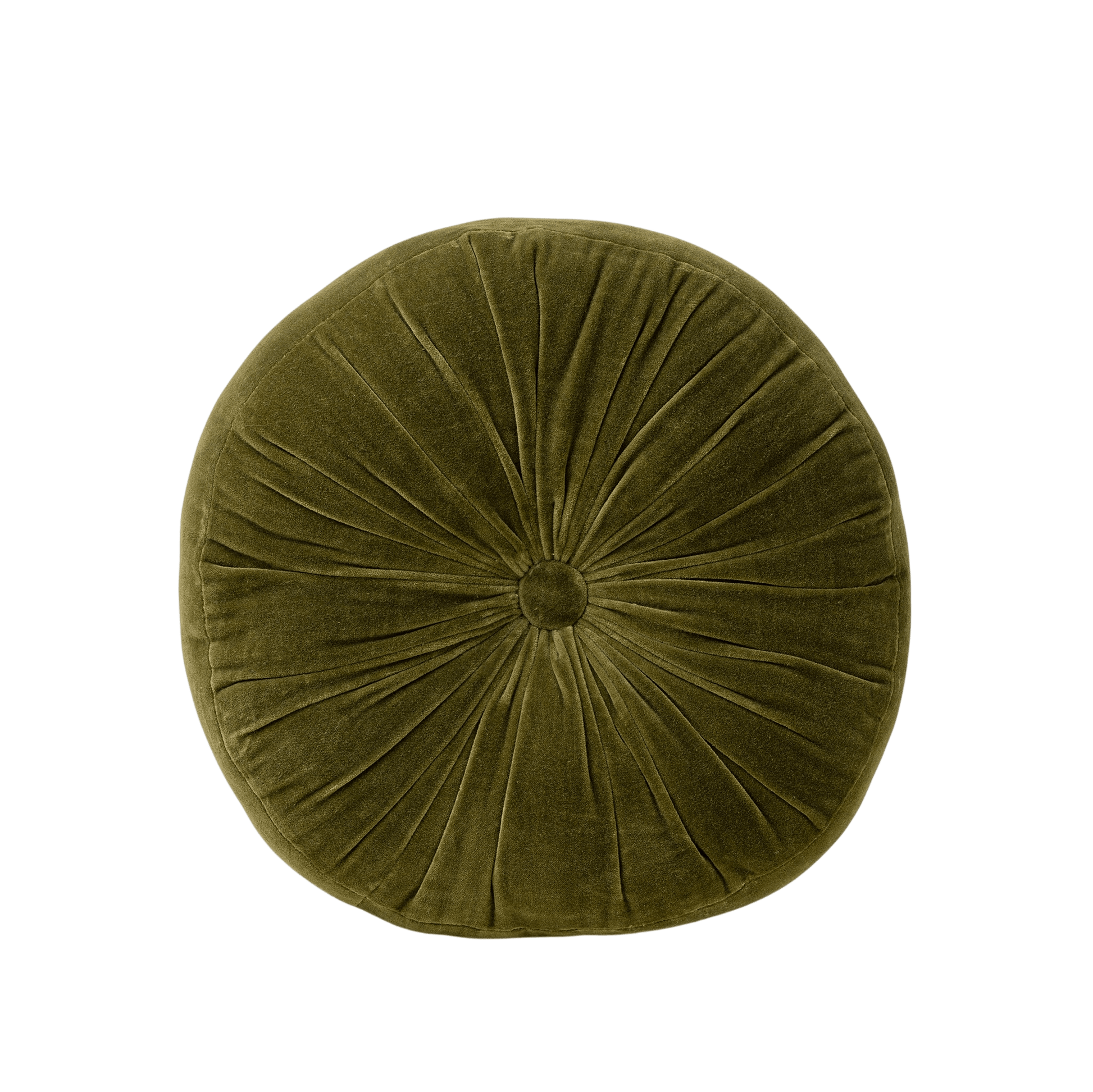 Moss Velvet Tuft Round Cushion - LC Design Co. Shoppe