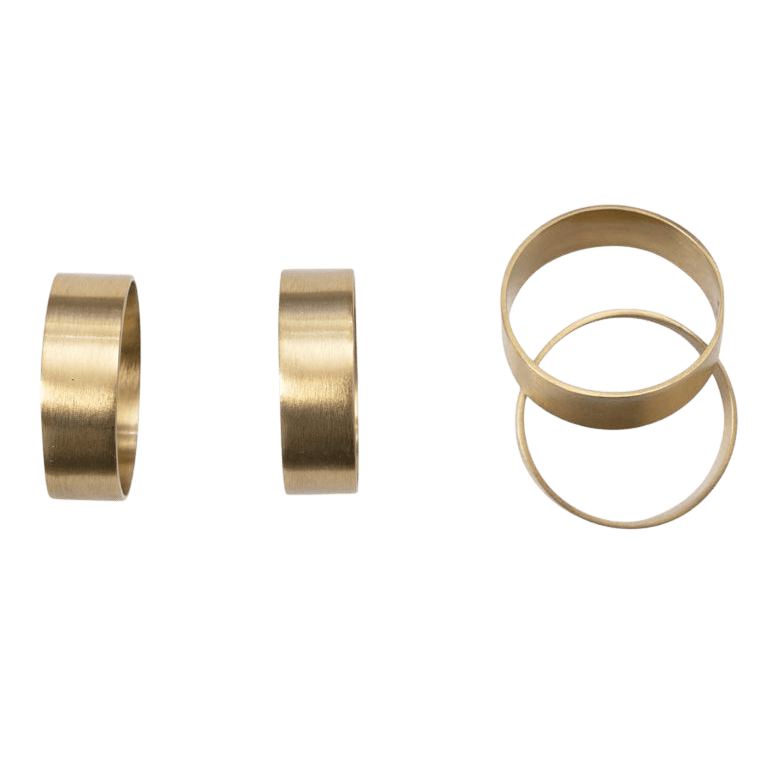 Brass Napkin Rings in Box (Set of 4) - LC Design Co. Shoppe