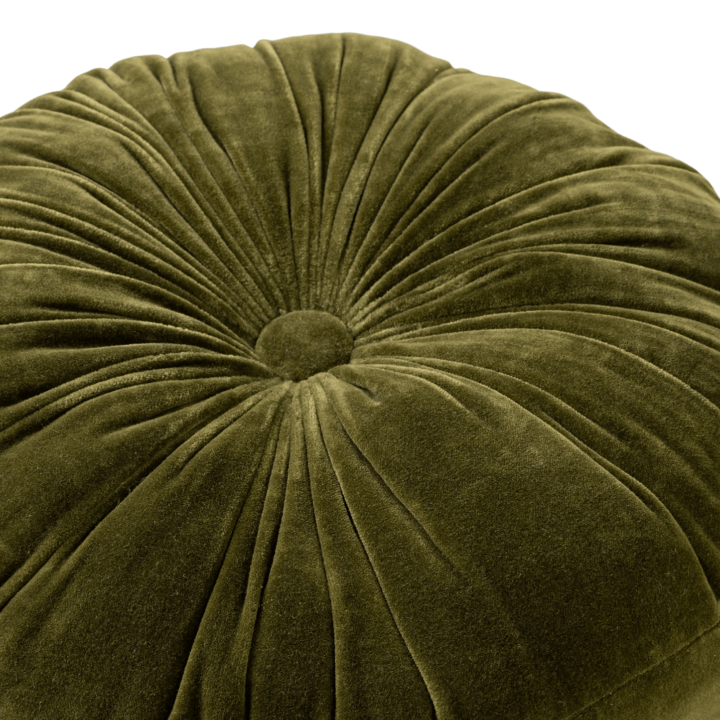Moss Velvet Tuft Round Cushion - LC Design Co. Shoppe