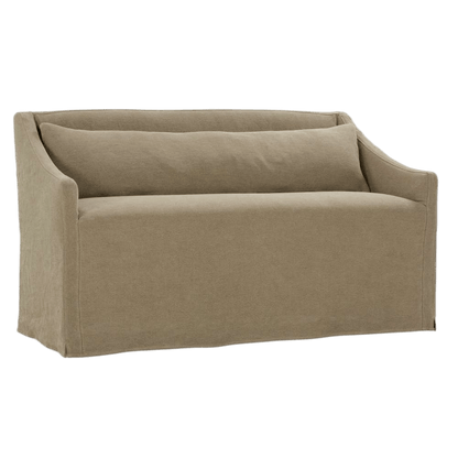 Odette Slipcover Banquette - LC Design Co. Shoppe