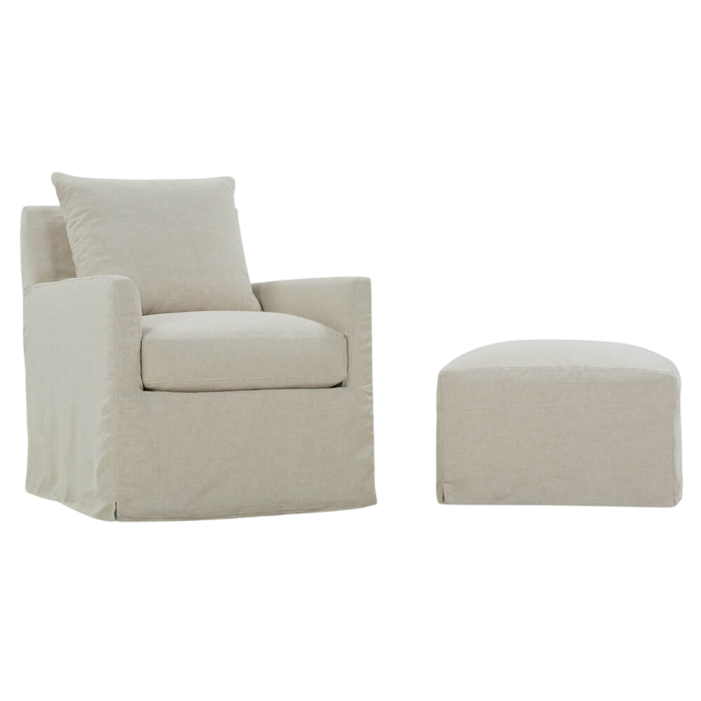 Lindsay Slip Ottoman