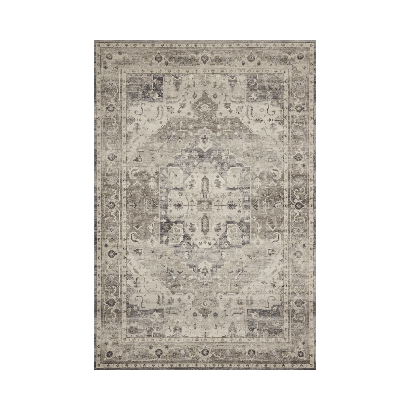 Hathaway Steel/Ivory Rug - LC Design Co. Shoppe