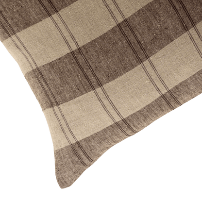 Fieldstone Plaid Linen Pillow - LC Design Co. Shoppe