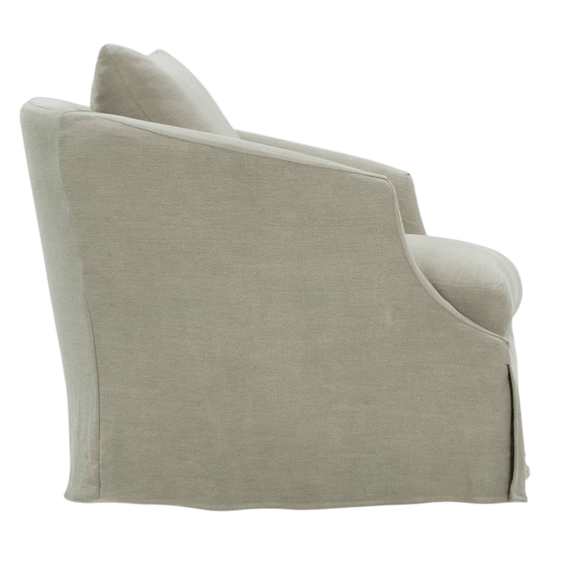 Emmerson Slipcovered Swivel Chair - LC Design Co. Shoppe