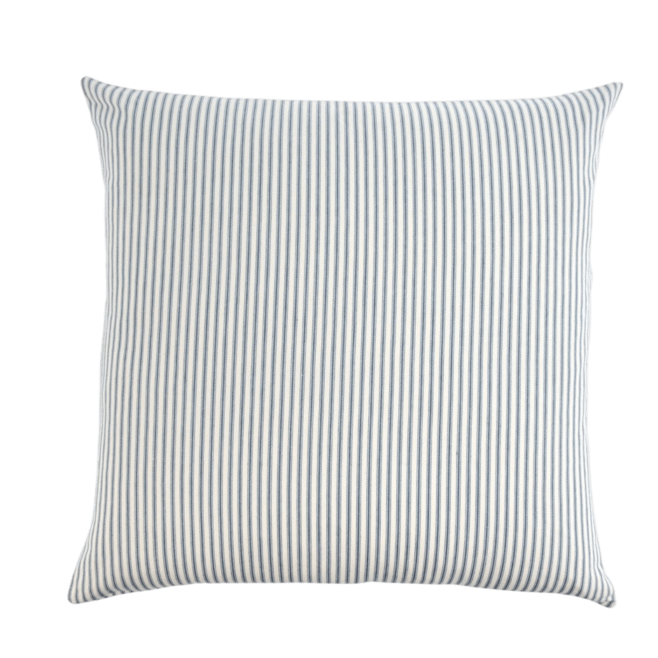 Ticking Pillow - Navy - LC Design Co. Shoppe