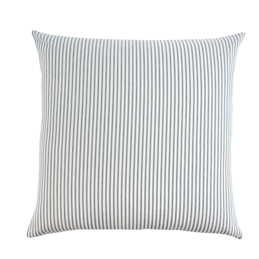 Ticking Pillow - Navy