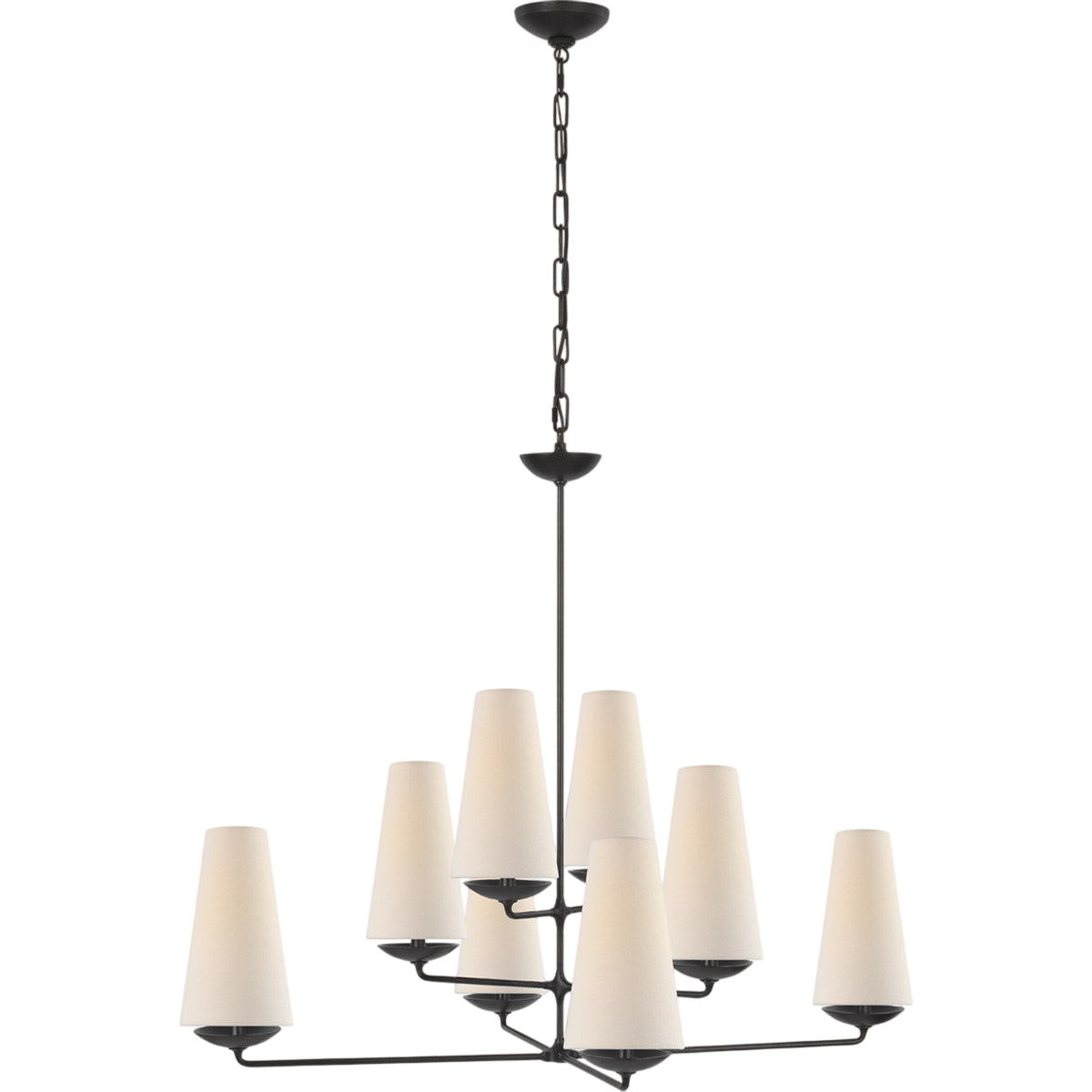 Visual Comfort Fontaine Large Offset Chandelier