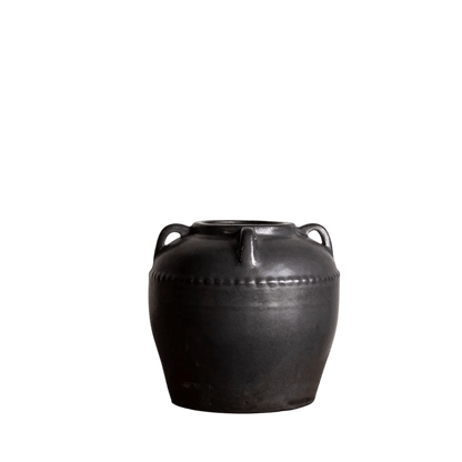 Dumont Grey Glazed Vase - Medium - LC Design Co. Shoppe