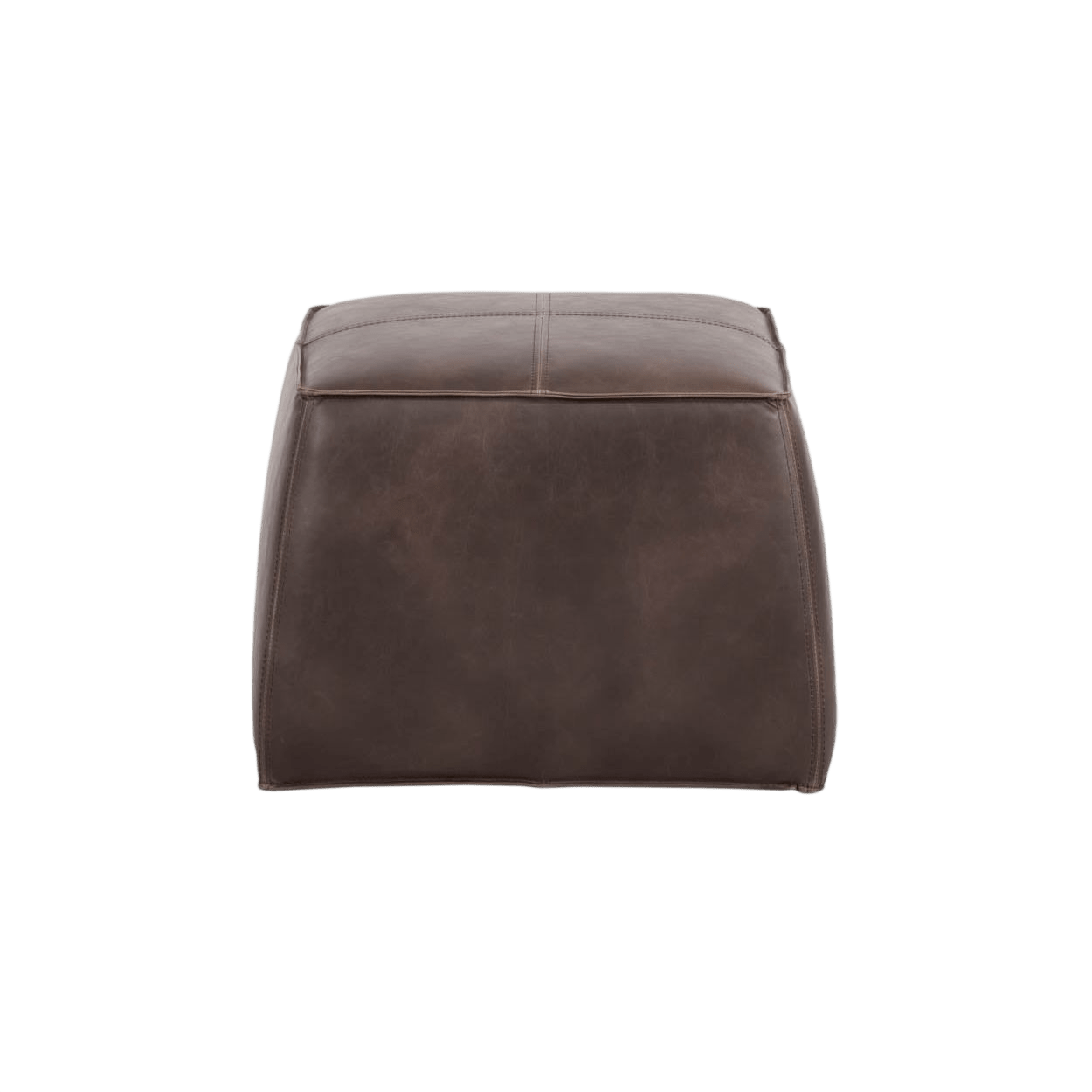 Asher Ottoman-Havana Dark Brown - LC Design Co. Shoppe