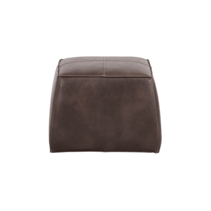 Asher Ottoman-Havana Dark Brown - LC Design Co. Shoppe