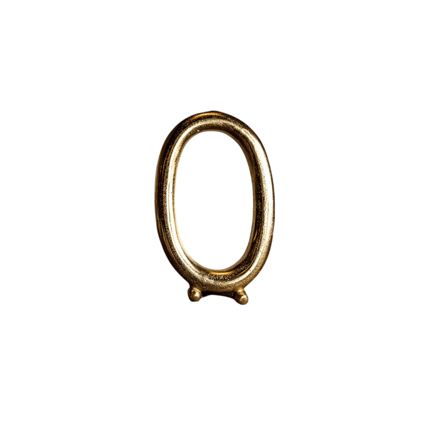 Brushed Brass Photo Frame - Oval - LC Design Co. Shoppe