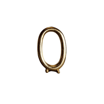 Brushed Brass Photo Frame - Oval - LC Design Co. Shoppe