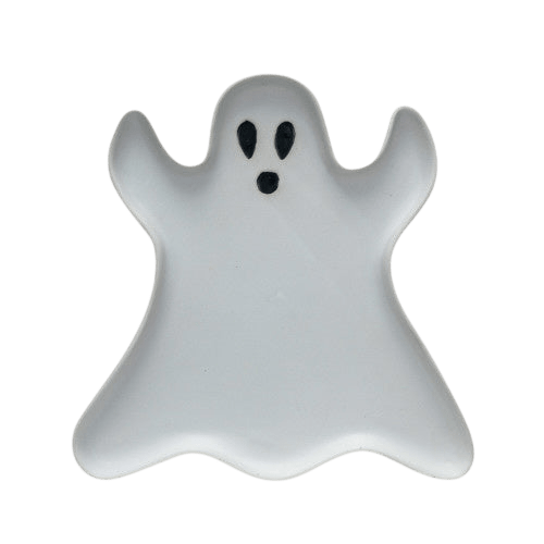 Stoneware Ghost Plate - LC Design Co. Shoppe