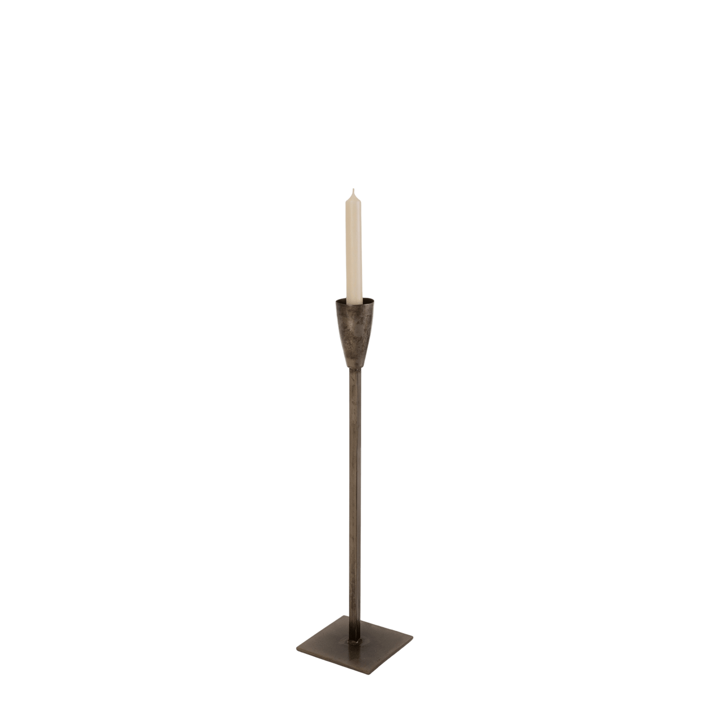 El Grande Candlestick - Silver Small - LC Design Co. Shoppe