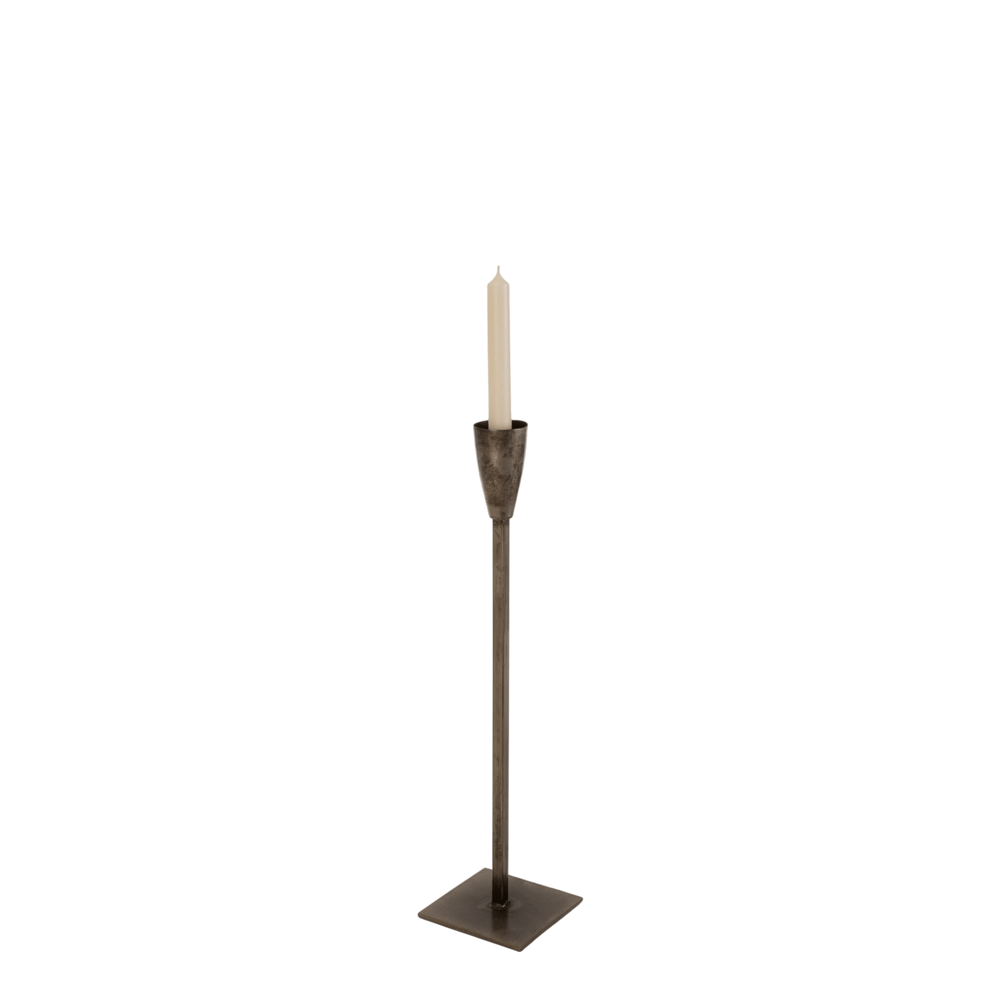 El Grande Candlestick - Silver Small - LC Design Co. Shoppe
