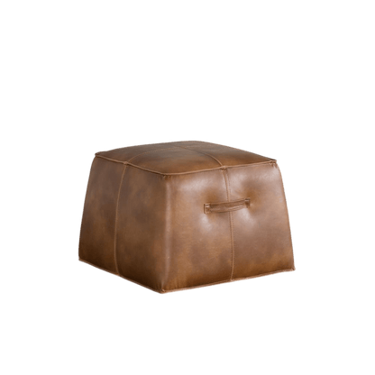 Aspen Ottoman - Tobacco Tan - LC Design Co. Shoppe