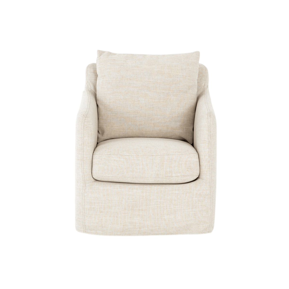 Banks Slipcover Swivel Chair - LC Design Co. Shoppe