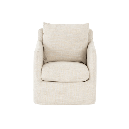 Banks Slipcover Swivel Chair - LC Design Co. Shoppe