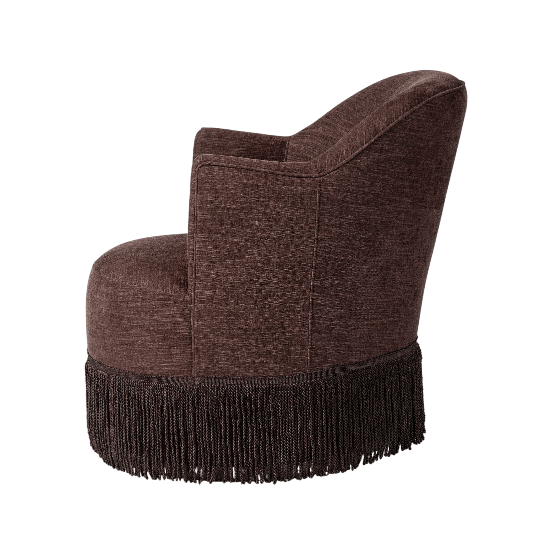 Aurora Fringe Swivel Chair - LC Design Co. Shoppe