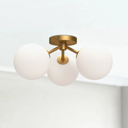 Cassia 17-in Semi Flush - LC Design Co. Shoppe