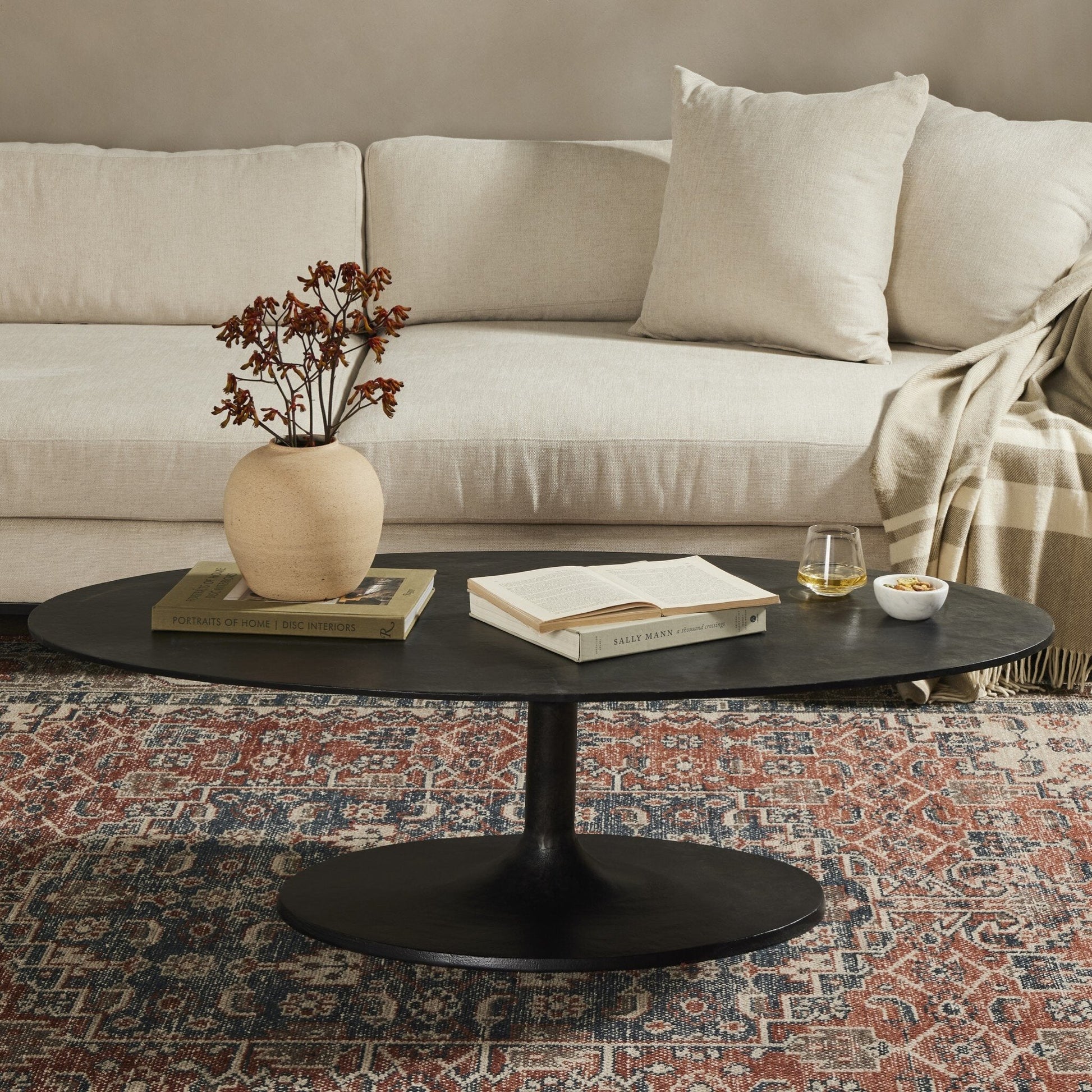 Simones Oval Coffee Table - LC Design Co. Shoppe