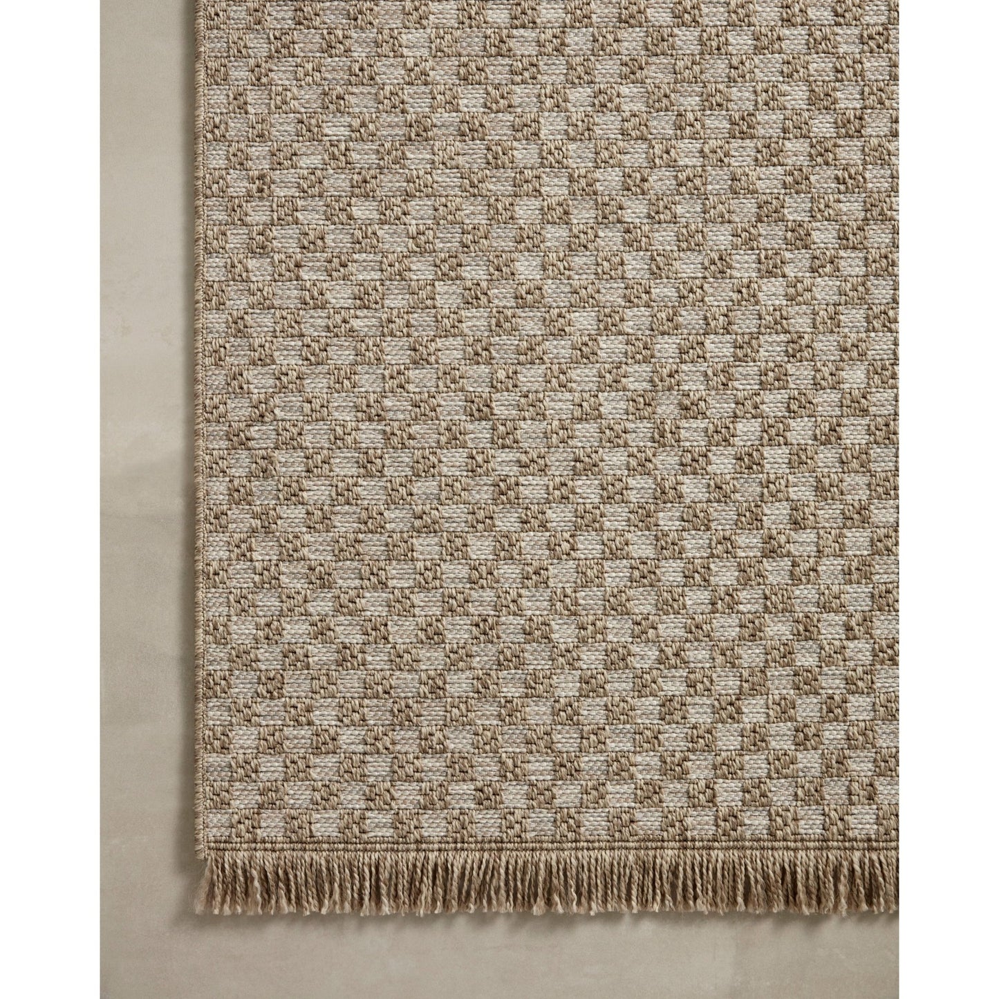 Dawn Natural Check Rug - LC Design Co. Shoppe