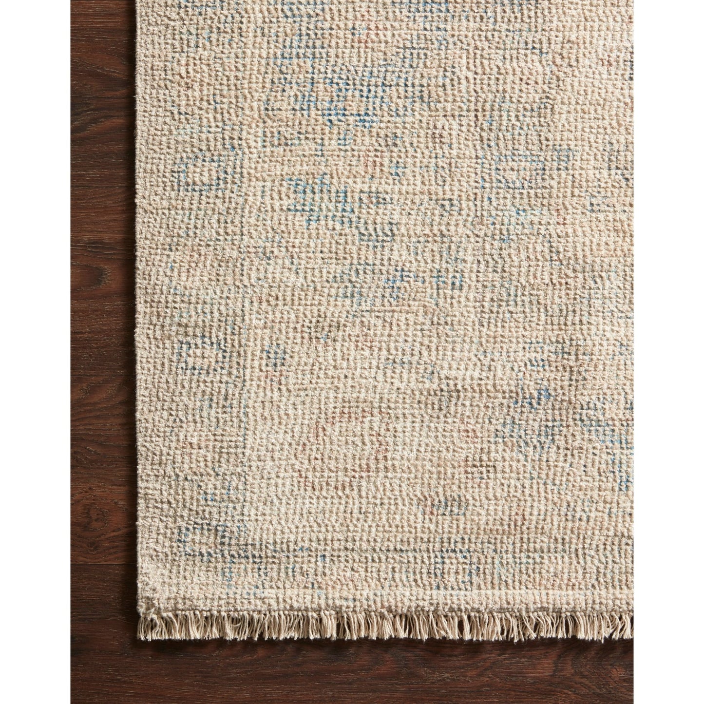Priya Natural/Blue Rug - LC Design Co. Shoppe
