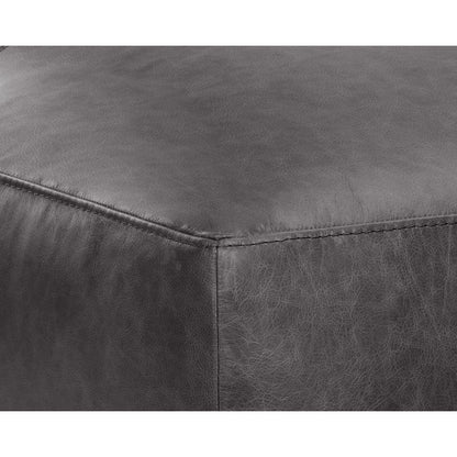 Wendy Modular-Ottoman-Marseille Black Leather